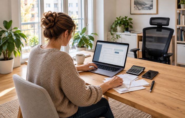 Arbeiten im Home-Office - was ist steuerlich noch absetzbar? ( KI, Symbolbild)
